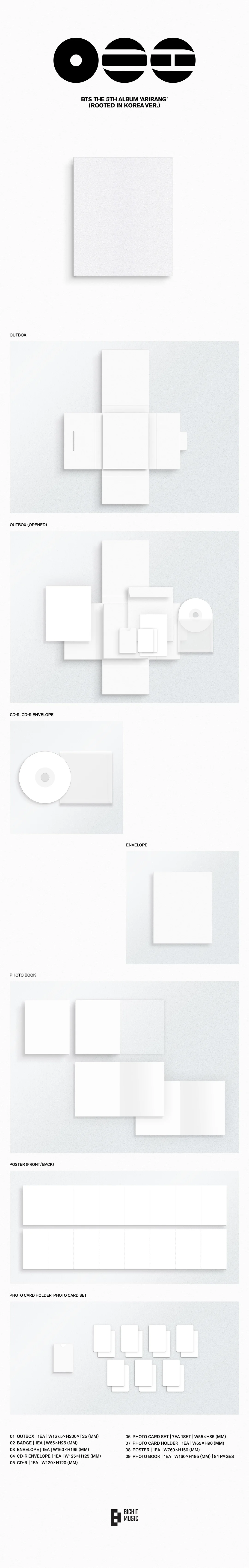 BTS ARIRANG 3形態セット　weverse global テテ2種 ARIRANG SET WEVERSE SHOP EARLY BIRD